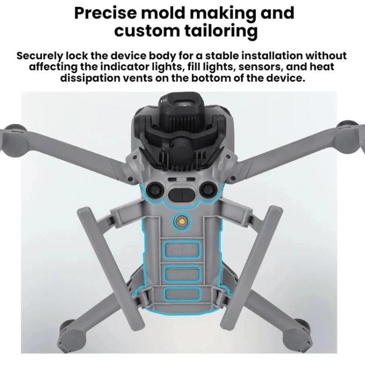 Tren de aterrizaje de altura extendida BRDRC para DJI Mini 5 Pro (gris) — imagen 4