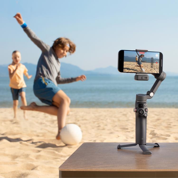 Micrófono Combo de vlog Original Osmo Mobile 7P con minitransmisor de para DJI Osmo Mobile 7 (negro) — imagen 7
