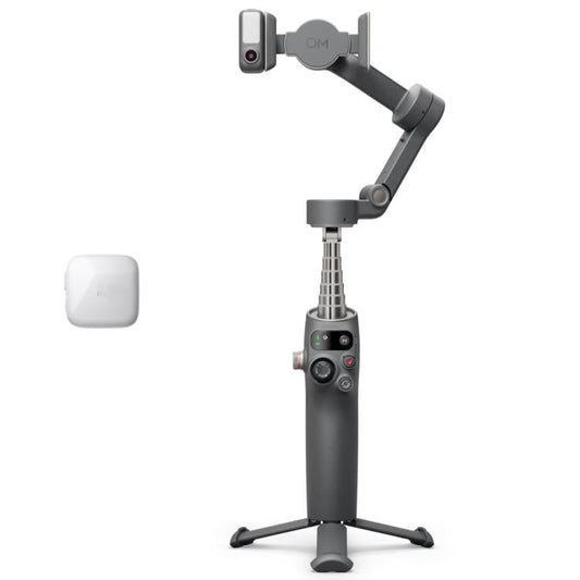 Micrófono Combo de vlog Original Osmo Mobile 7P con minitransmisor de para DJI Osmo Mobile 7 (blanco)