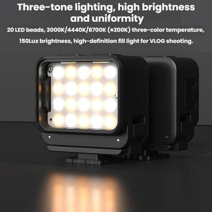 Luz magnética para selfies Flymile para DJI Osmo Action 6 (negra) — imagen 4