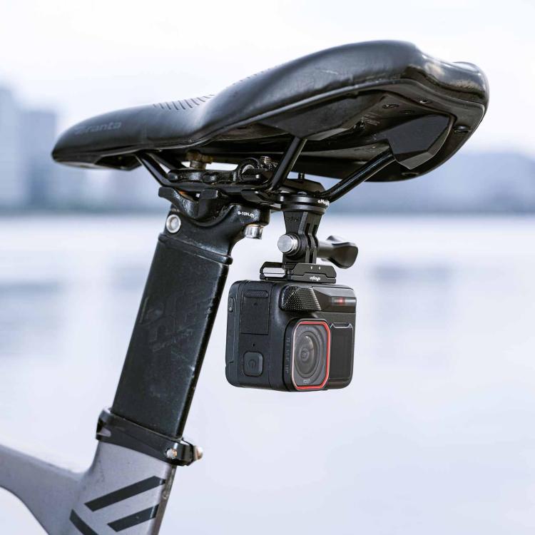 Soporte AMagisn - Universal para riel de sillín de bicicleta para cámaras de acción (negro) — imagen 4