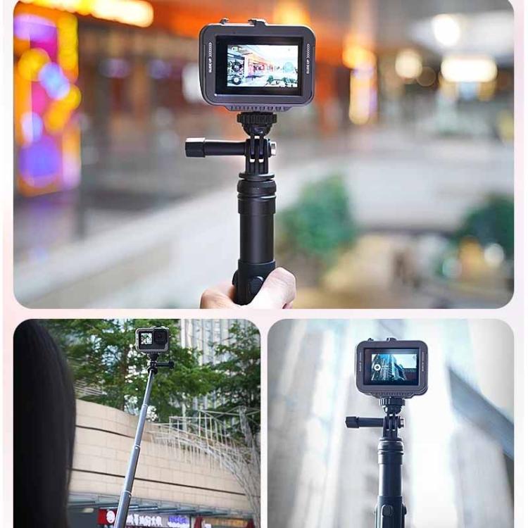 Trípode monopié TELESIN de 0,9 m para selfies, compatible con cámaras de acción y teléfonos inteligentes, de aleación de alu…