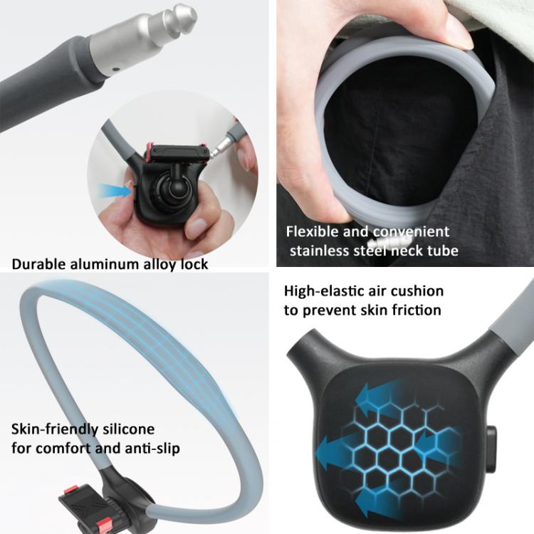 Soporte magnético de cuello de liberación rápida para DJI Osmo 360 / Osmo Action 5 (negro) para DJI DJI Osmo 360, DJI Osmo A…