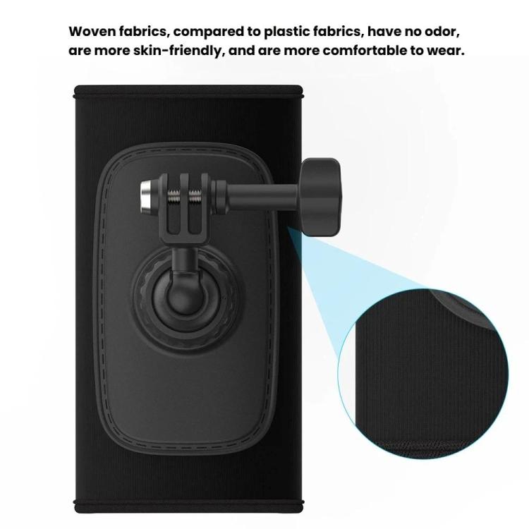 Soporte Universal para correa de hombro para cámaras de acción con rótula giratoria de 360 grados para grabación en primera……