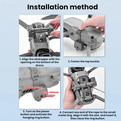 Sistema de lanzamiento aéreo BRDRC para DJI Air 3 (gris) — imagen 9