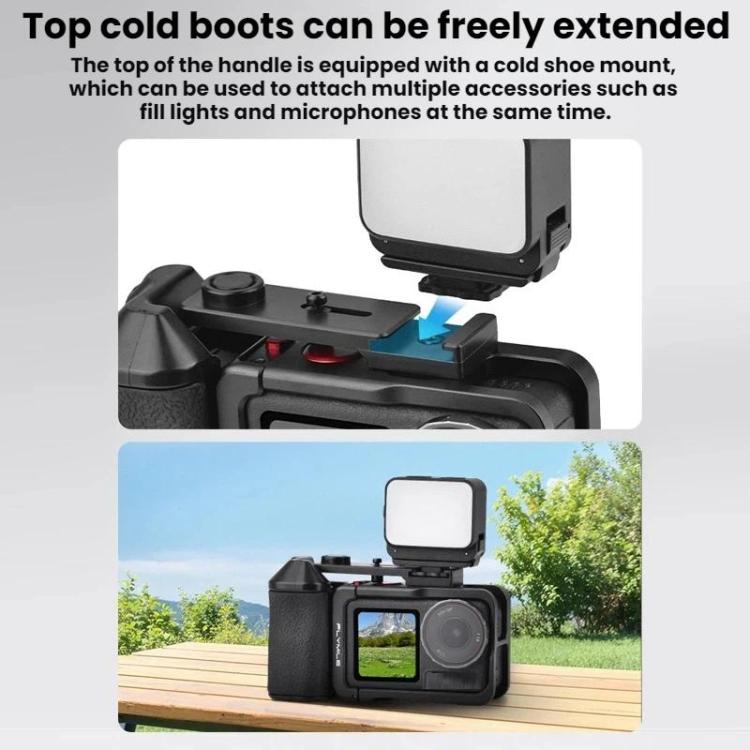 Empuñadura de obturador para cámara /4/5 Pro para DJI Osmo Action 3 (azul) — imagen 6