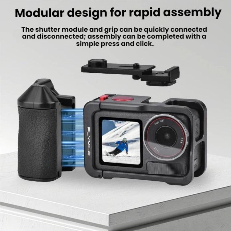 Empuñadura de obturador para cámara /4/5 Pro para DJI Osmo Action 3 (rosa) — imagen 10