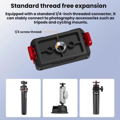 Base adaptadora de expansión magnética de liberación rápida Flymile para DJI Osmo Action 3 (negra) — imagen 5