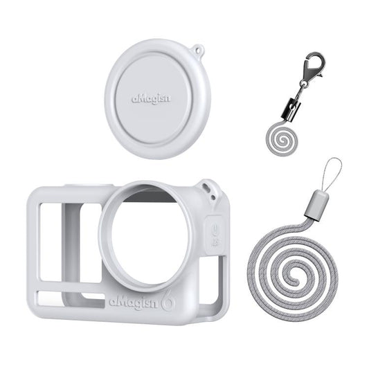 Funda de silicona aMagisn para DJI Osmo Action 6 (gris)