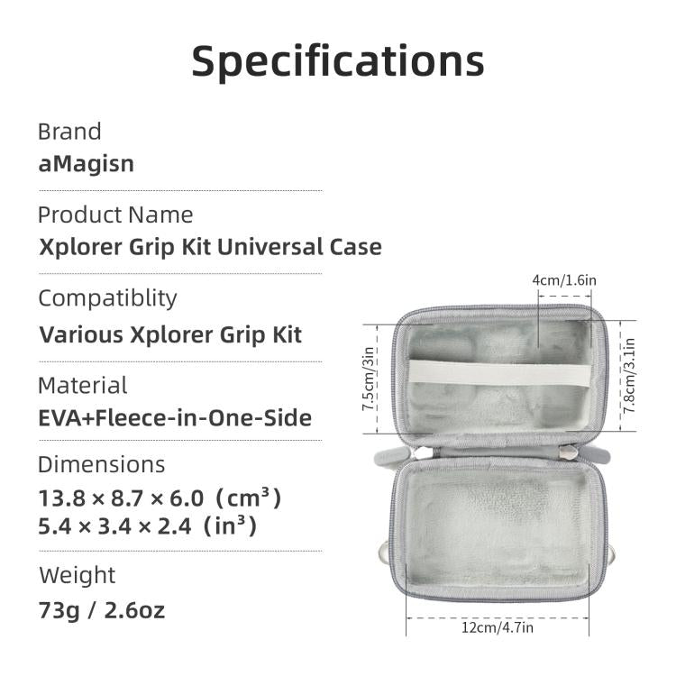 Estuche Universal aMagisn para cámara de acción, kit de agarre para fotografía callejera con correa para el hombro para DJI……