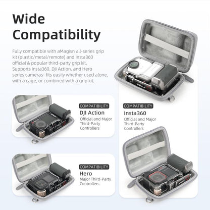 Estuche Universal aMagisn para cámara de acción, kit de agarre para fotografía callejera con correa para el hombro para DJI……