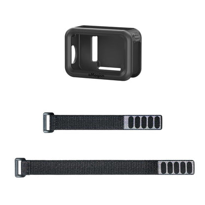 Estuche de silicona aMagisn con correa de muñeca multifuncional (negro)