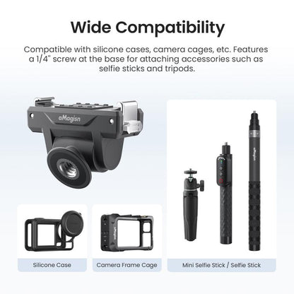 Adaptador de liberación rápida ajustable AMigisn para DJI Osmo 360 (negro) — imagen 10