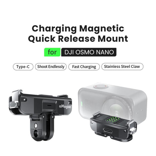 Base magnética recargable de liberación rápida, accesorio para cámara de acción — imagen 2
