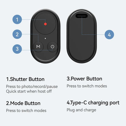 Trípode selfie Bluetooth TELESIN con control remoto — para cámaras de acción y smartphones — imagen 10
