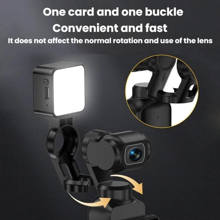 Desiontal PM-06 Luz de relleno magnética de liberación rápida, luz portátil para cámaras de acción para DJI Osmo Pocket 3 —…