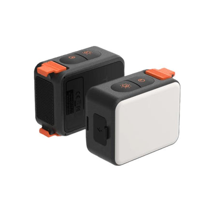 Luz de relleno magnética de liberación rápida TELESIN, temperatura de color dual con 25 LED para DJI Osmo Action 6 (negra)