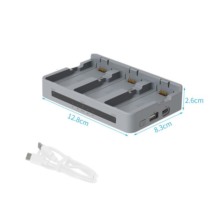 Batería Cargador triple de para DJI Neo (gris) — imagen 7