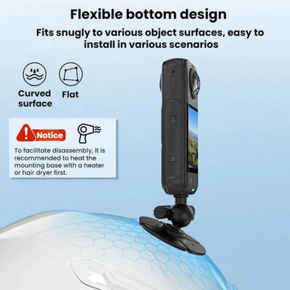 Base Flymile - adhesiva para rótula esférica para DJI Osmo Action 6 (versión de dos puntas) — imagen 4