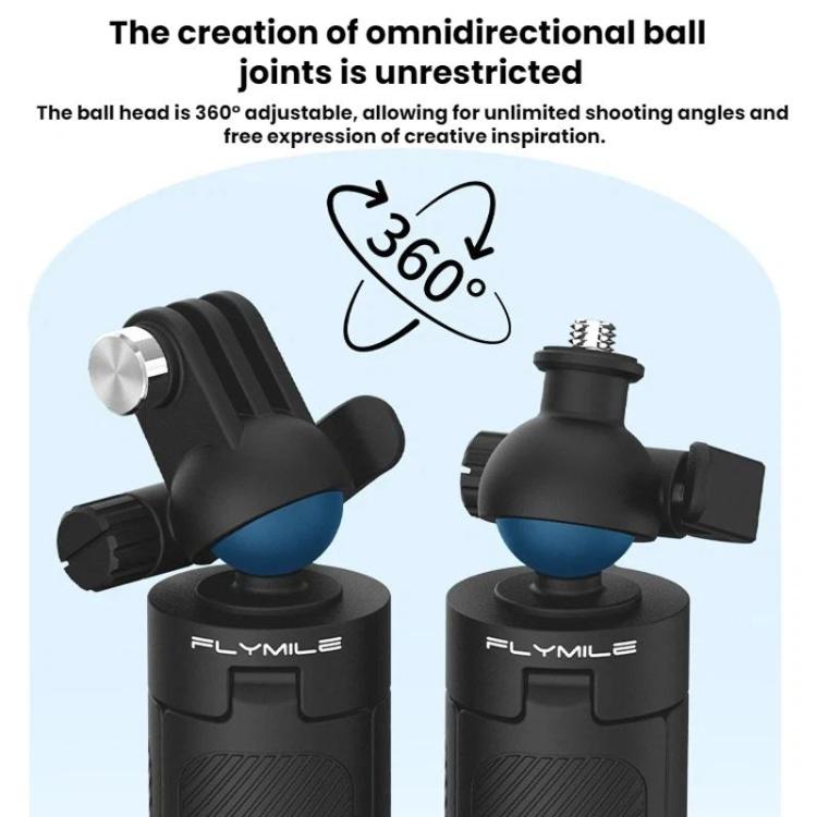 Trípodes de extensión Flymile para palos de selfie /GoPro/Insta360 (versión de 1/4 de pulgada) — imagen 4