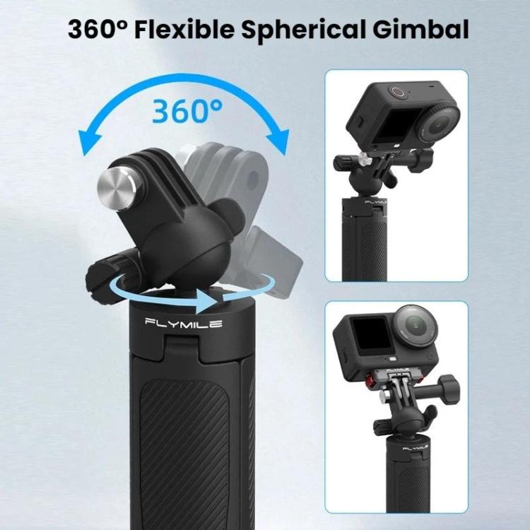 Trípodes de extensión Flymile para palos de selfie /GoPro/Insta360 (versión de dos puntas) — imagen 6