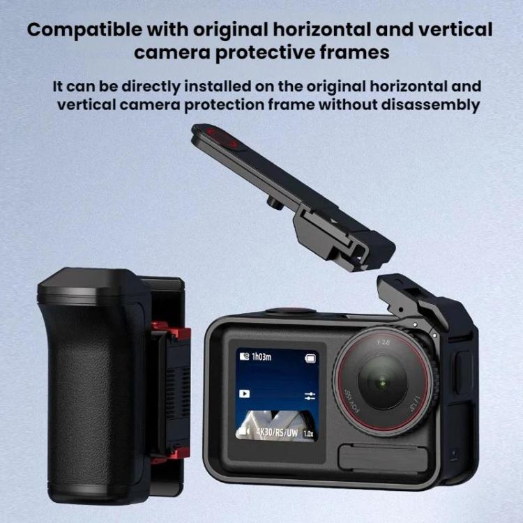 Jaula Flymile - para cámara Pro/4/3 con asa y base magnética de liberación rápida para DJI Osmo Action 5 — imagen 3