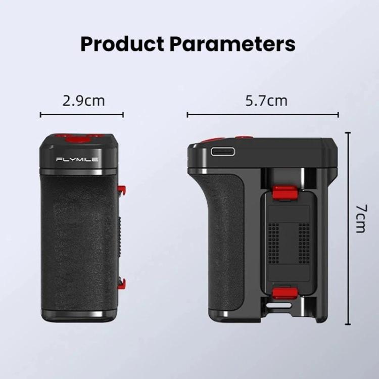 Empuñadura magnética de liberación rápida Flymile para cámara de acción para fotografía urbana para DJI Osmo Action 6 (para……