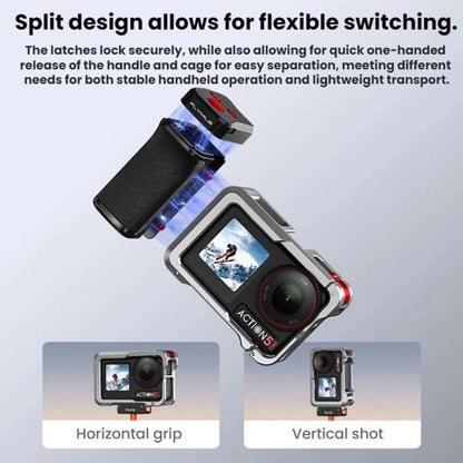 Empuñadura magnética de liberación rápida Flymile para cámara de acción para fotografía urbana para DJI Osmo Action 6 (para……