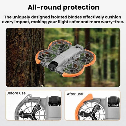 Soporte protector de hélice para dron 2 BRDRC para DJI Neo (naranja) — imagen 3