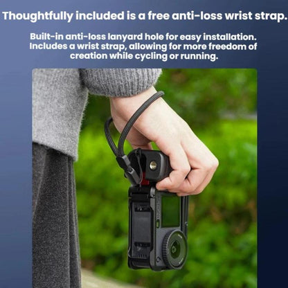 Base magnética de liberación rápida Flymile, accesorio para cámara deportiva de mano para DJI Osmo Action 6 (negro) — imagen…