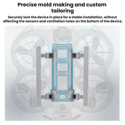 Tren de aterrizaje protector plegable con aumento de altura para dron 2 BRDRC para DJI Neo (gris) — imagen 5