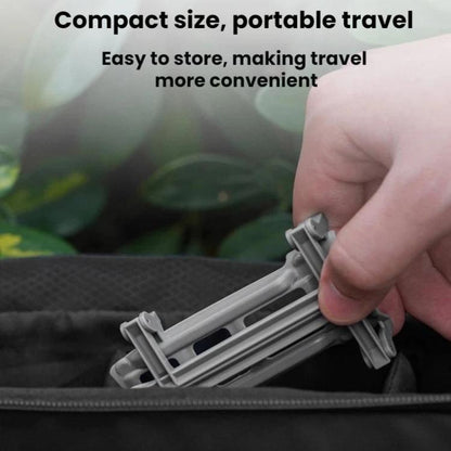 Tren de aterrizaje protector plegable con aumento de altura para dron 2 BRDRC para DJI Neo (gris) — imagen 6