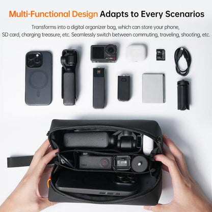Bolsa de hombro LKTOP L-PPM-013 - para cámara de acción para DJI Osmo Pocket 3 — imagen 6