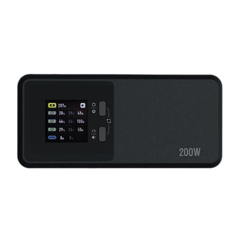 Cargador de 3 canales LKTOP UC342 de 200 W, cargador para fotografía aérea con enchufe europeo para DJI Air 3