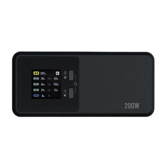 Cargador de 3 canales LKTOP UC342 de 200 W, cargador para fotografía aérea con enchufe europeo para DJI Air 3
