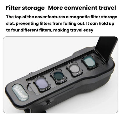 Funda magnética con tapa, protector de lente para DJI Osmo Pocket 3 (negro) — imagen 3