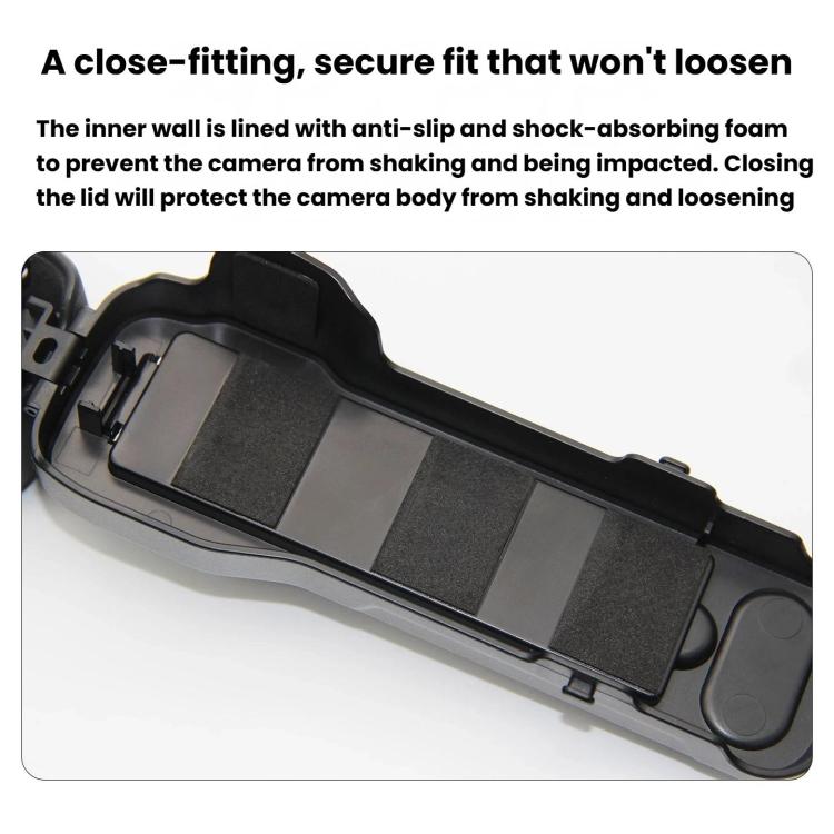 Funda magnética con tapa, protector de lente para DJI Osmo Pocket 3 (negro) — imagen 4