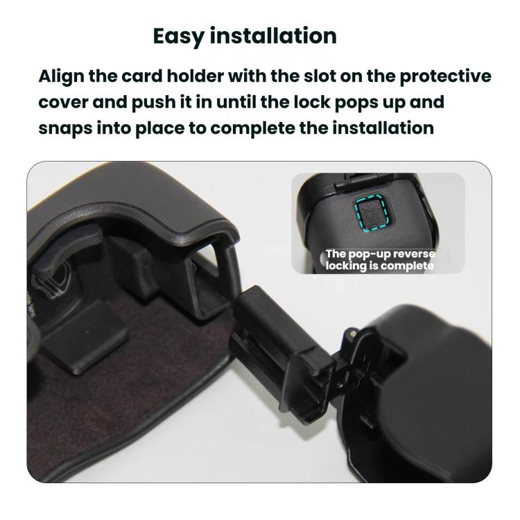 Funda magnética con tapa, protector de lente para DJI Osmo Pocket 3 (negro) — imagen 7