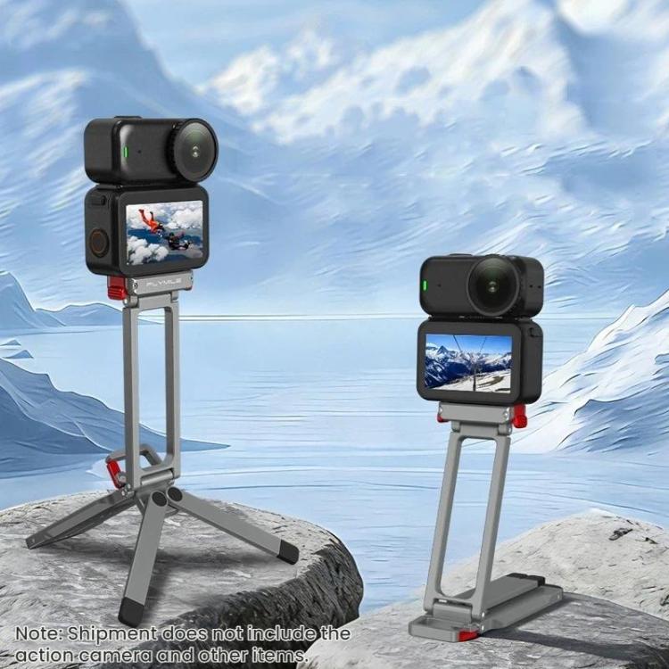Soporte magnético de liberación rápida para trípode y mosquetón Flymile para DJI Osmo Action 6 (gris) — imagen 11