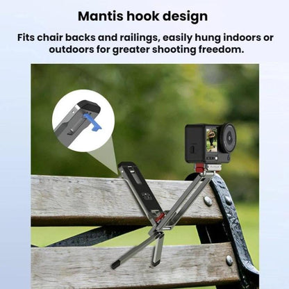 Soporte magnético de liberación rápida para trípode y mosquetón Flymile para DJI Osmo Action 6 (gris) — imagen 6