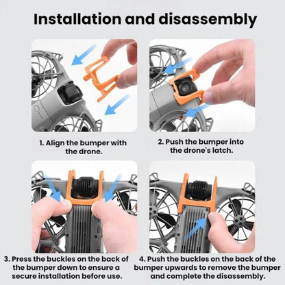 Lente Parachoques anticolisión para la del dron 2 BRDRC para DJI Neo (gris) — imagen 8
