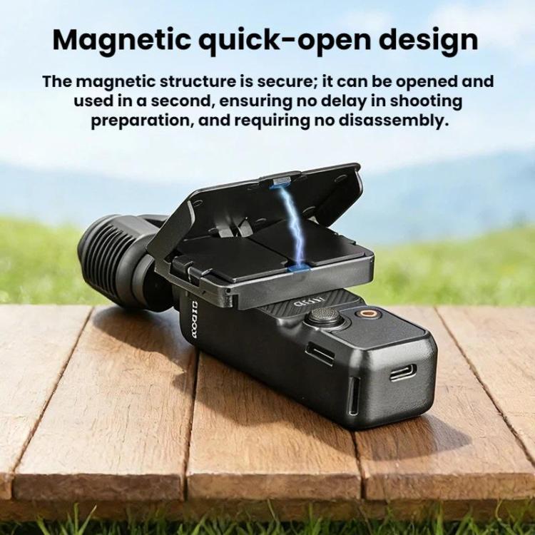 Parasol plegable BRDRC para DJI Osmo Pocket 3 (negro) — imagen 4