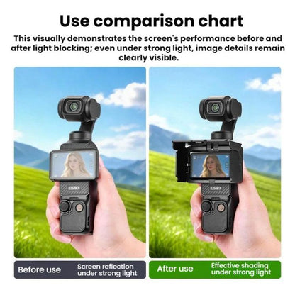 Parasol plegable BRDRC para DJI Osmo Pocket 3 (negro) — imagen 7