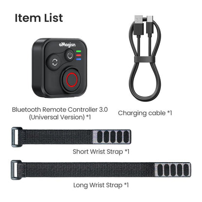 Control remoto Bluetooth 3.0 de aMagisn, versión Universal para Insta360, GoPro Hero, teléfonos inteligentes Android/iOS,, A…