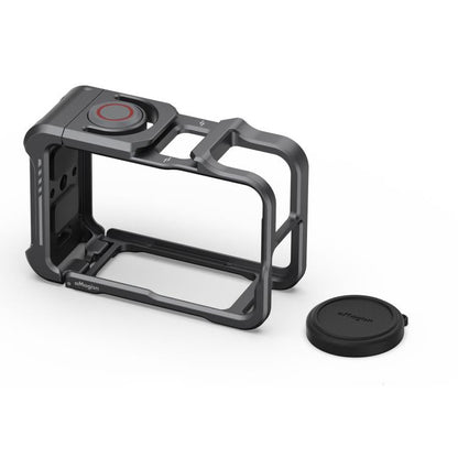Jaula de metal aMagisn 2.0 para cámara Pro/4/3, marco protector de liberación rápida con tapa de silicona para lente para DJ…