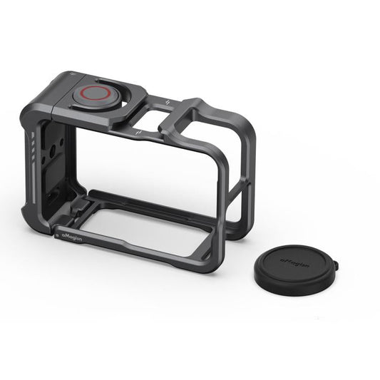 Jaula de metal aMagisn 2.0 para cámara Pro/4/3, marco protector de liberación rápida con tapa de silicona para lente para DJ…