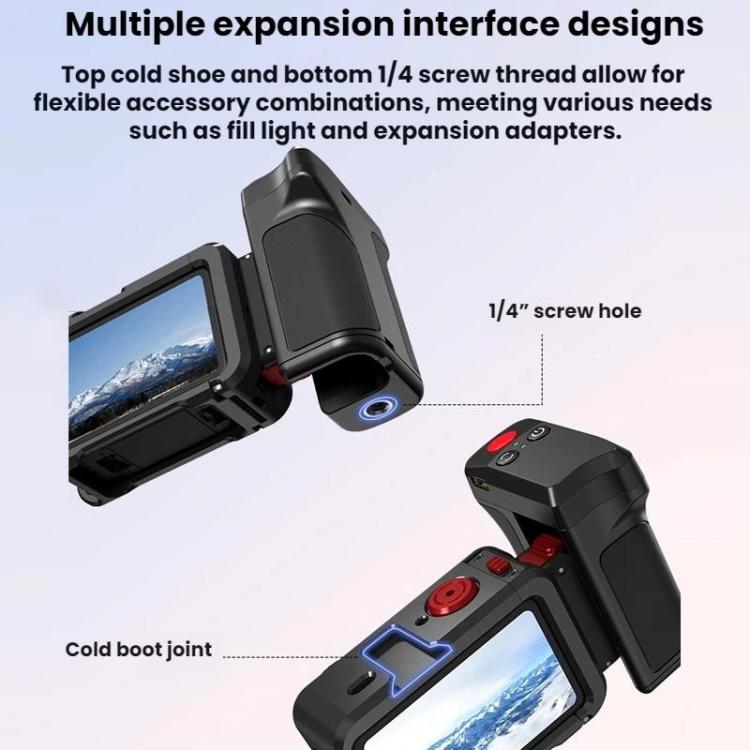 Base magnética de liberación rápida para DJI Osmo Action 5 (negro) — imagen 5