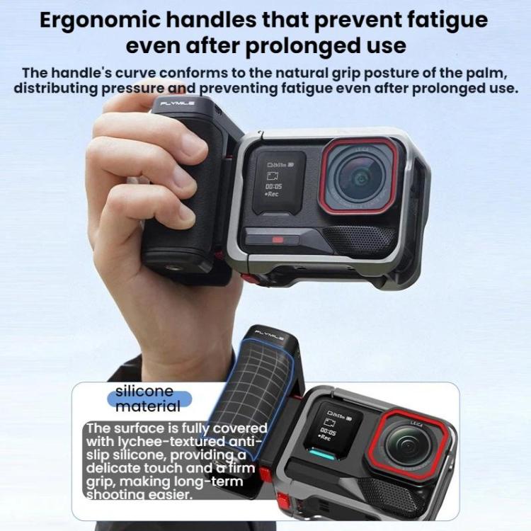 Base magnética de liberación rápida para DJI Osmo Action 5 (negro) — imagen 9