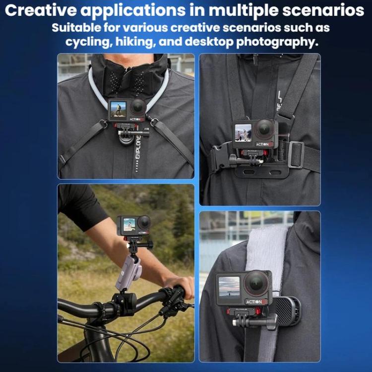 Base adaptadora magnética de liberación rápida Flymile (plástico) para DJI Osmo 360 — imagen 10