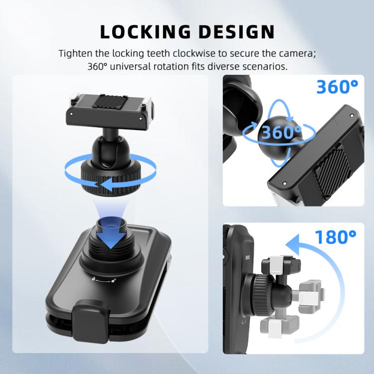 Correa de hombro magnética de liberación rápida para cámara de acción BRDRC — imagen 5